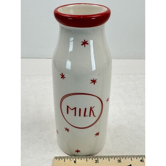 Santa's Cookies and Milk Ceramic Set Christmas Plate and Jug Holiday Treats NEW - Picture 13 of 16